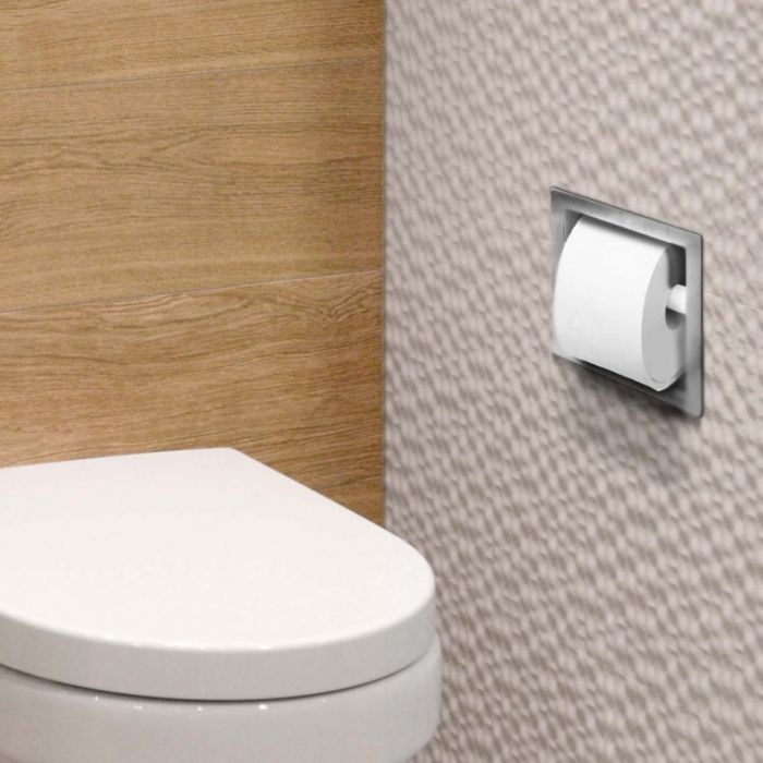 bedrijf Herhaald rek Looox toiletrolhouder-reserverolhouder CL4 | Badkamermooimakers.nl